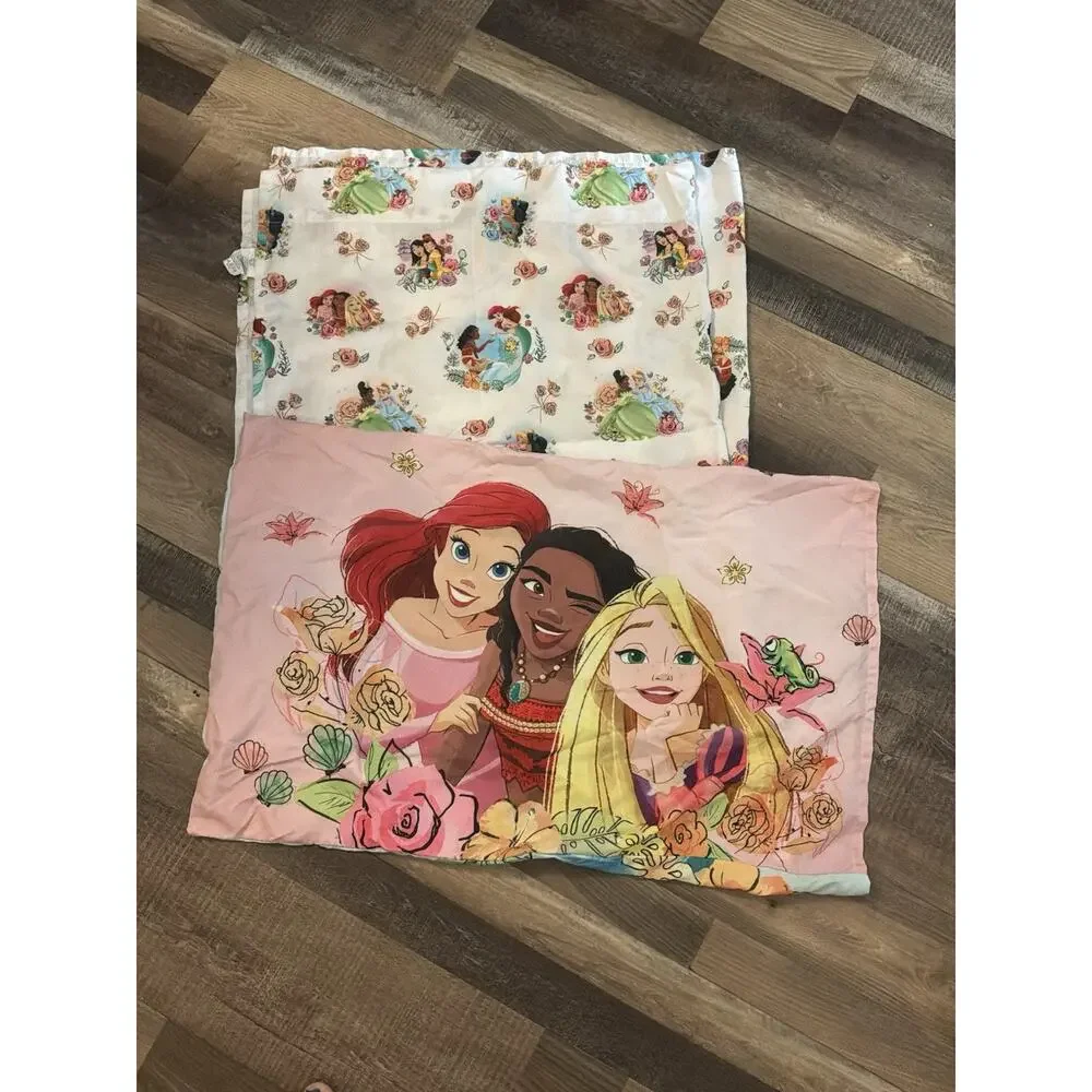 Little Girls Disney Princess Toddler Bed Set